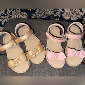 L’AMOUR Girls Sandals-BOTH size 11.